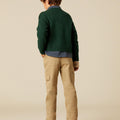 JERSEY BOTONES VERDE OSCURO