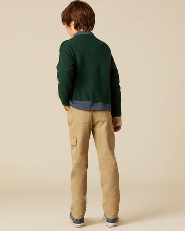 JERSEY BOTONES VERDE OSCURO