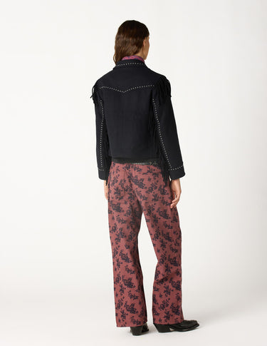 CHAQUETA FLECOS TACHAS