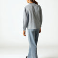 BLUE DENIM WIDE LEG JEANS