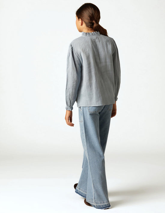 PANTALÓN WIDE LEG VAQUERO AZUL