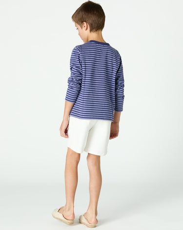 BLUE STRIPED T-SHIRT