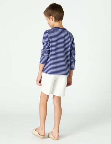 BLUE STRIPED T-SHIRT