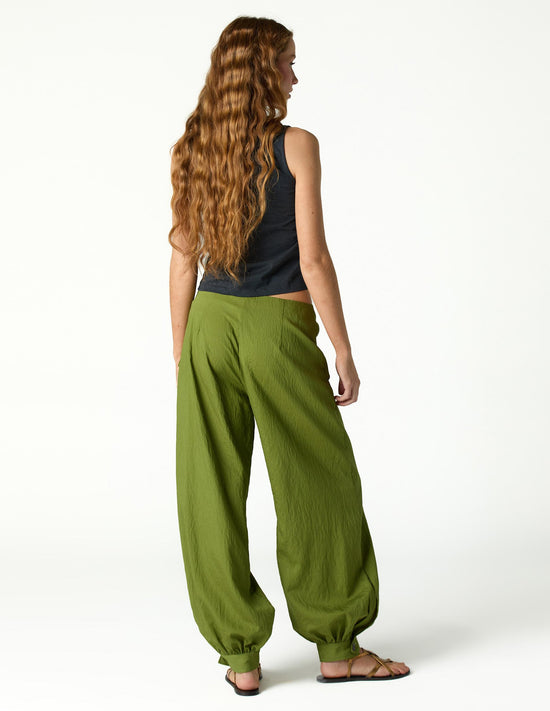 PANTALON BOMBACHO LAZADA VERDE
