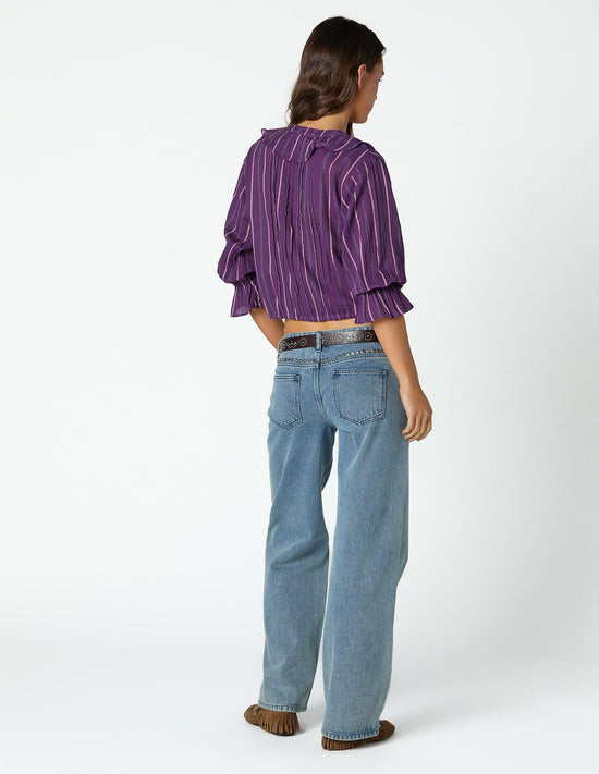 MULBERRY STRIPED SHIRT