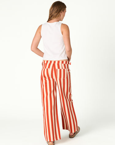 RED STRIPE TROUSERS