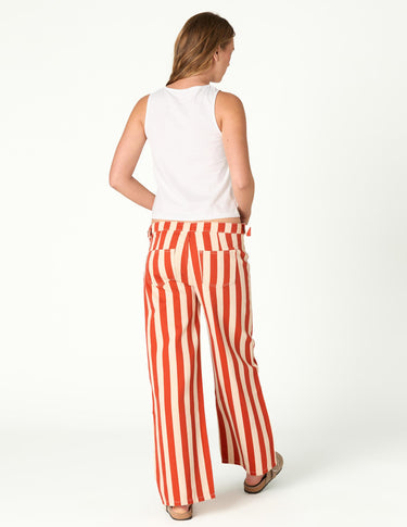 RED STRIPE TROUSERS