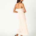 EMBROIDERED LASER-CUT DRESS