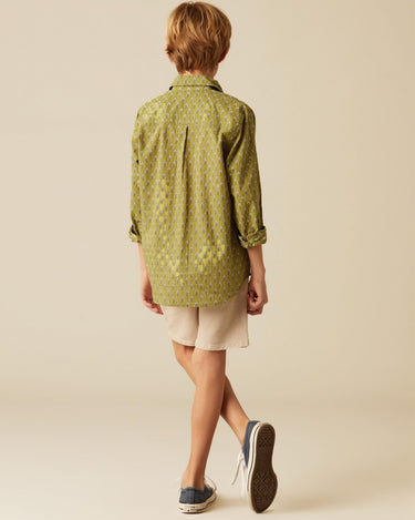 GREEN LEAF BUTI SHIRT