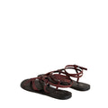 BURGUNDY SANDAL