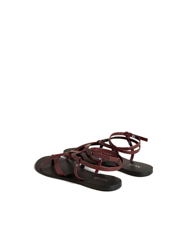 BURGUNDY SANDAL