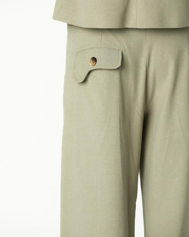 SADDLE KHAKI TROUSERS