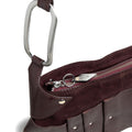 BOLSO PLEATS GRANATE