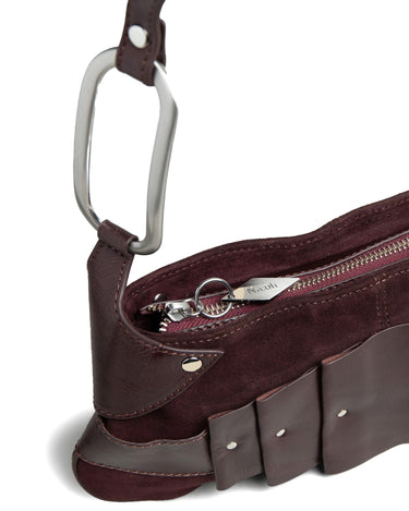 BOLSO PLEATS GRANATE