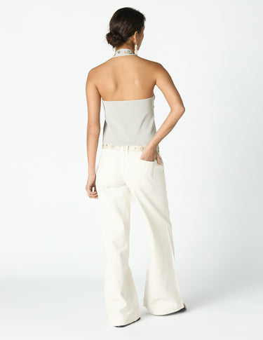TOP BOTONES NACAR KNIT DRIZZLE