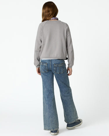 KNIT CARDIGAN WITH BUTTONS IRON GREY