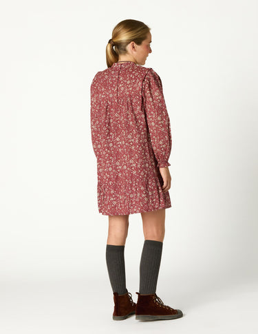BURGUNDY TOILE DRESS