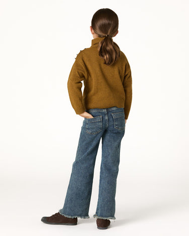 CURRY BUTTON TURTLENECK SWEATER