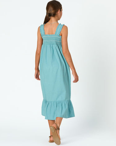 STRAPPY HONEYCOMB DRESS