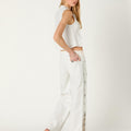 EMBROIDERED LINEN SHIRT