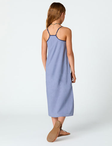 EMBROIDERED LEAVES DRESS