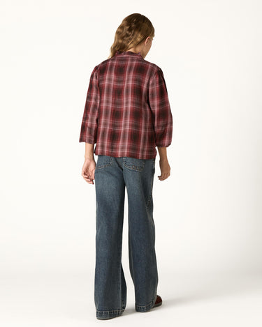 CHECKERED EMBROIDERED SHIRT MORA