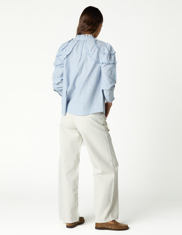 BEIGE CARGO POCKET TROUSERS