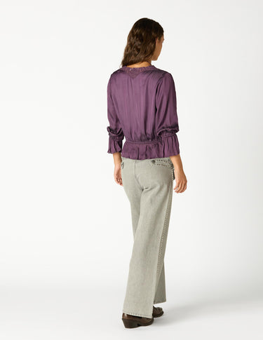 PANTALÓN DENIM TAPETA TACHAS LIGHT GREY