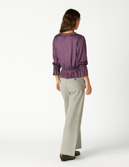 PANTALÓN DENIM TAPETA TACHAS LIGHT GREY