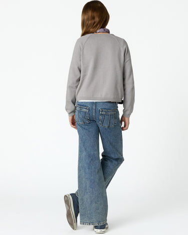 BLUE TROUSERS POCKETS SEAMS