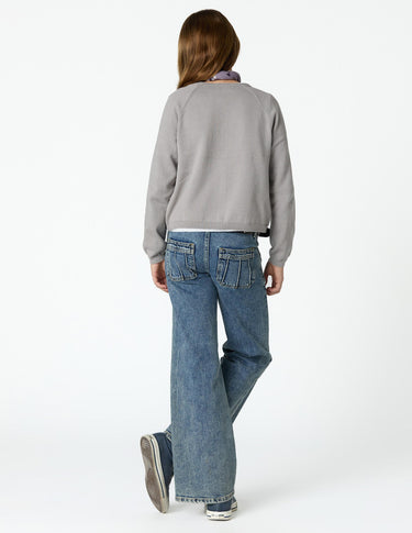 BLUE TROUSERS POCKETS SEAMS