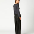 PANTALON CUADRO TRABILLA NEGRO