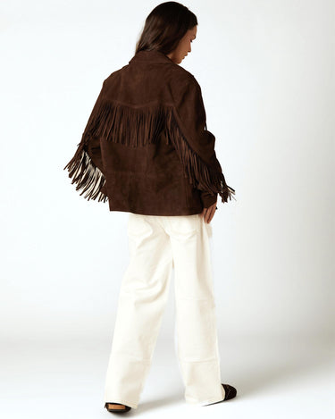 SUEDE FRINGED JACKET