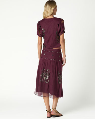 BITTERSUIT EMBROIDERED TULLE SHIRT