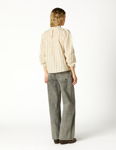 CHOCOLATE ARROW LACE SHIRT