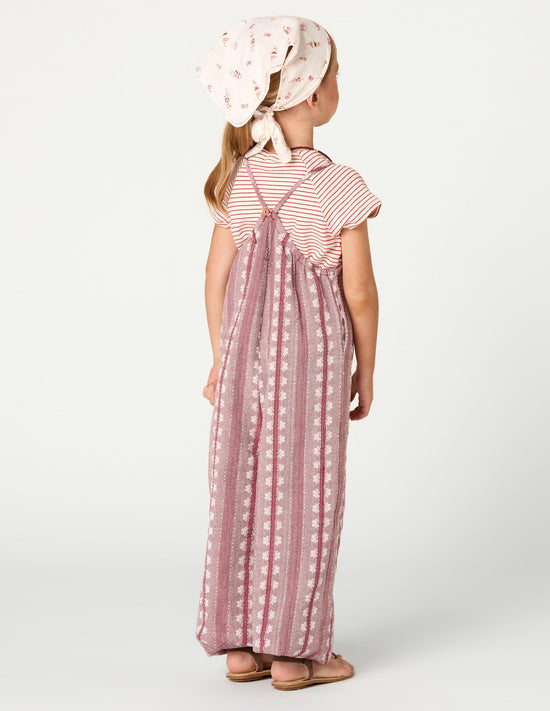 GARNET STRIPED JUMPSUIT