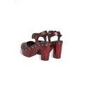 BURGUNDY WEDGE CLOG