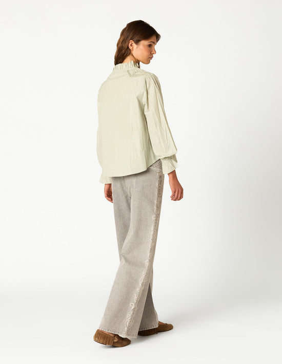 SAGE STUDDED SHIRT