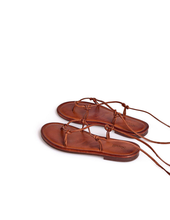 BROWN STRAPPY SANDAL