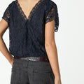 LACE CROSSOVER TOP