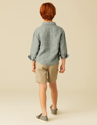 WALNUT STRIPED GREY SHORTS