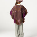 EMBROIDERED PONCHO