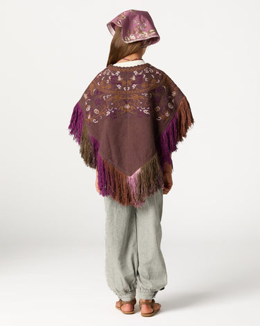 EMBROIDERED PONCHO