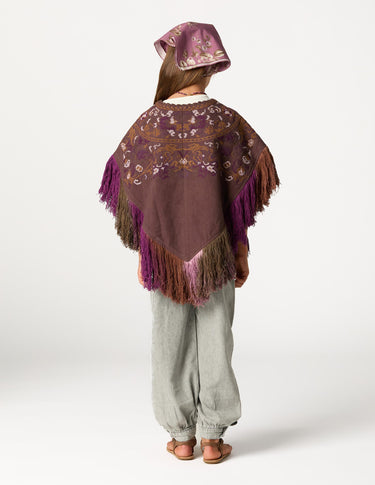 EMBROIDERED PONCHO