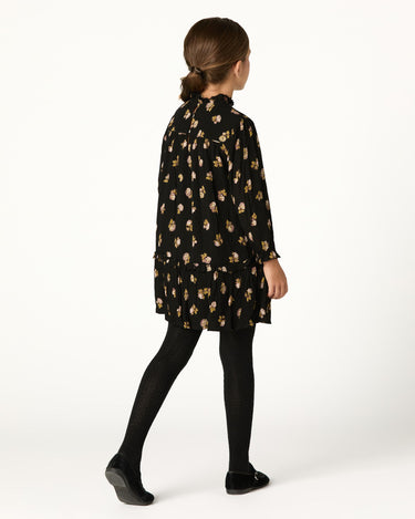 ANTHRACITE FLOWER DRESS