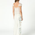 RAW LACE CREPE TOP