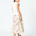 INDIAN PRINT LONG SKIRT CAPPUCCINO