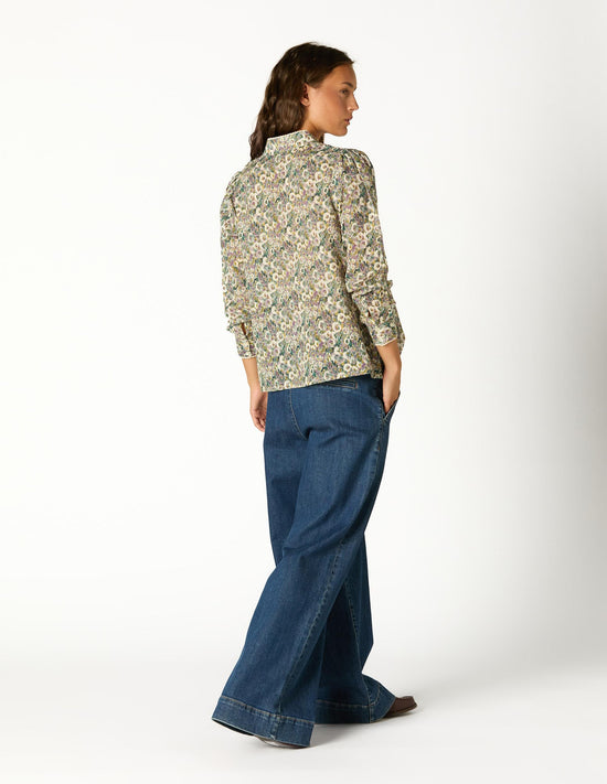 DRAWSTRING SHIRT SHADOW PLUM