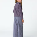 "NN" TROUSERS EMBROIDERED OVERCAST