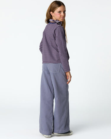 "NN" TROUSERS EMBROIDERED OVERCAST